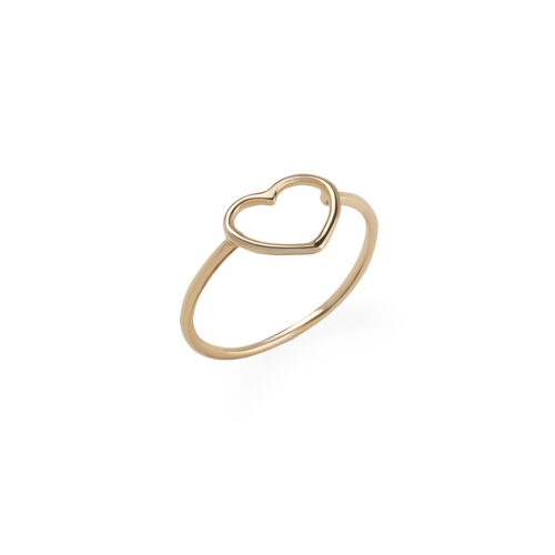 Anello cuore filo