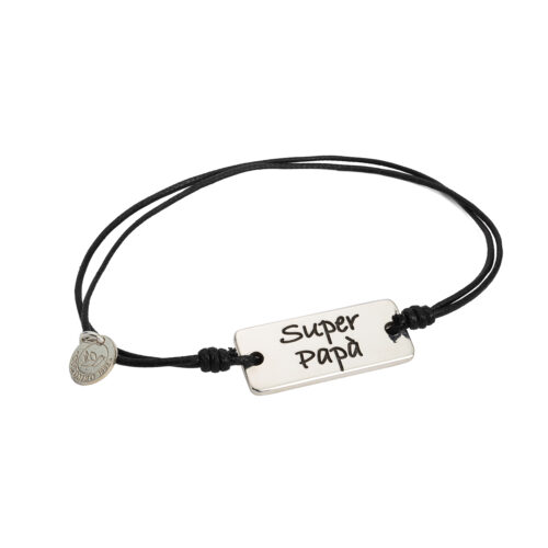 Bracciale piastrina incisa