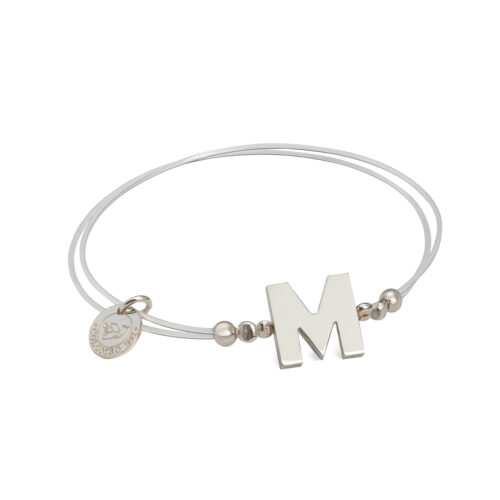 Bracciale in nylon lettera dell'alfabeto