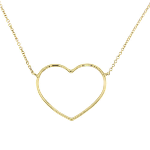 Collana cuore filo sottile
