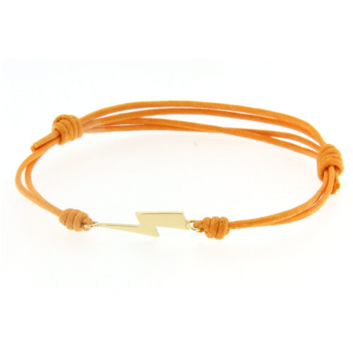Bracciale cordino fulmine in lastra