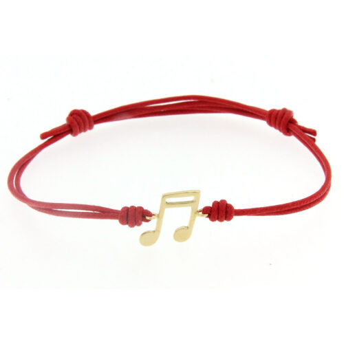 Bracciale cordino nota musicale