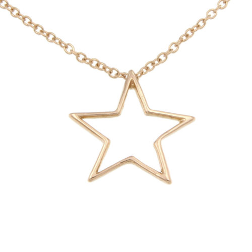Collana stella a filo oro