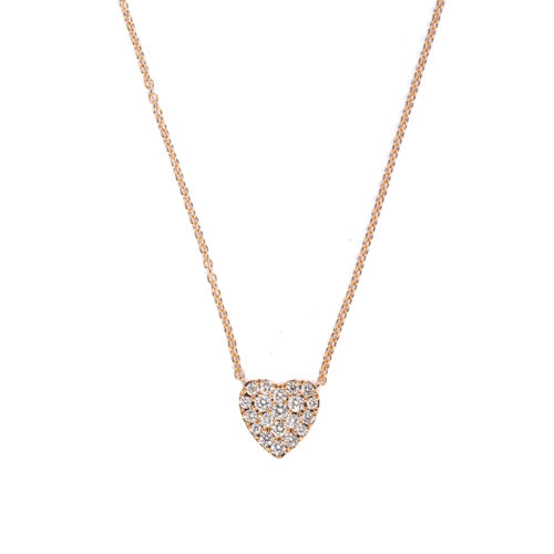 Collanina Cuore con Diamanti