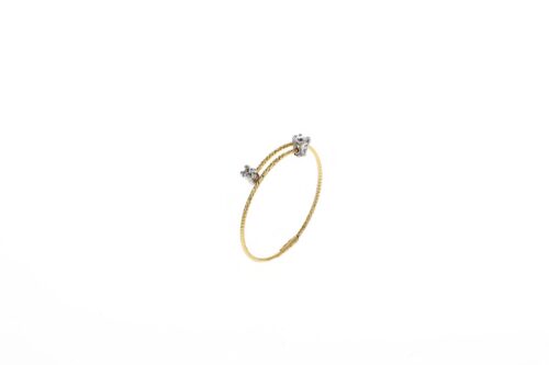 Anello Basic 2 Pietre