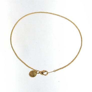 Bracciale della collezione Mood con catena spiga in oro giallo 18kt