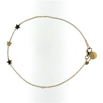 Bracciale della collezione Dreamers con tre micro elementi centrali a forma di stella