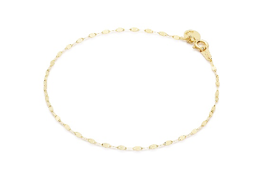 Bracciale della collezione Mood con catena battuta in oro 18kt