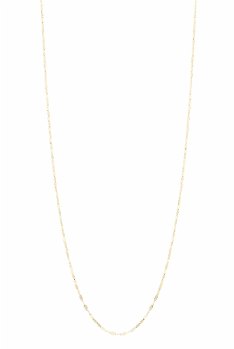 Collana girocollo della collezione Mood con catena battuta in oro giallo 18kt