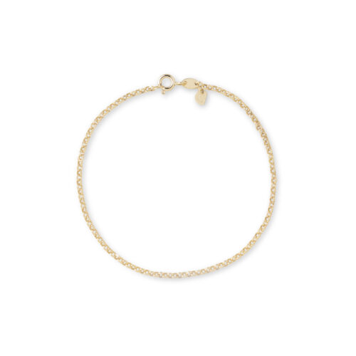 Bracciale catena diamantata 18 cm